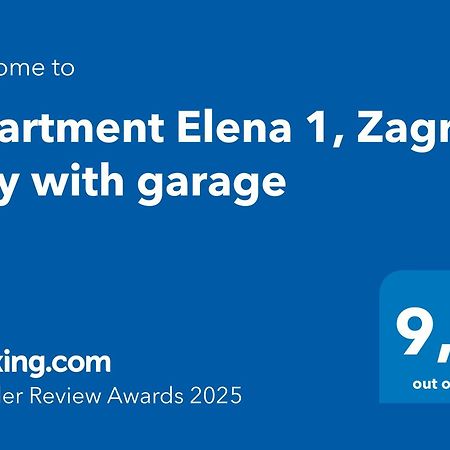 Apartment Elena 1, Zagreb City With Garage 外观 照片